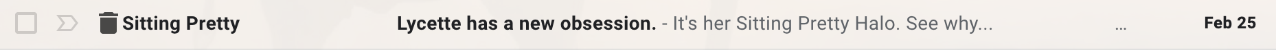 Subject line is vague and not specific