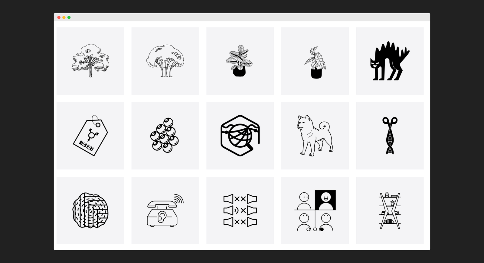 Using a professional icon and illustration set can add consistency to your design
